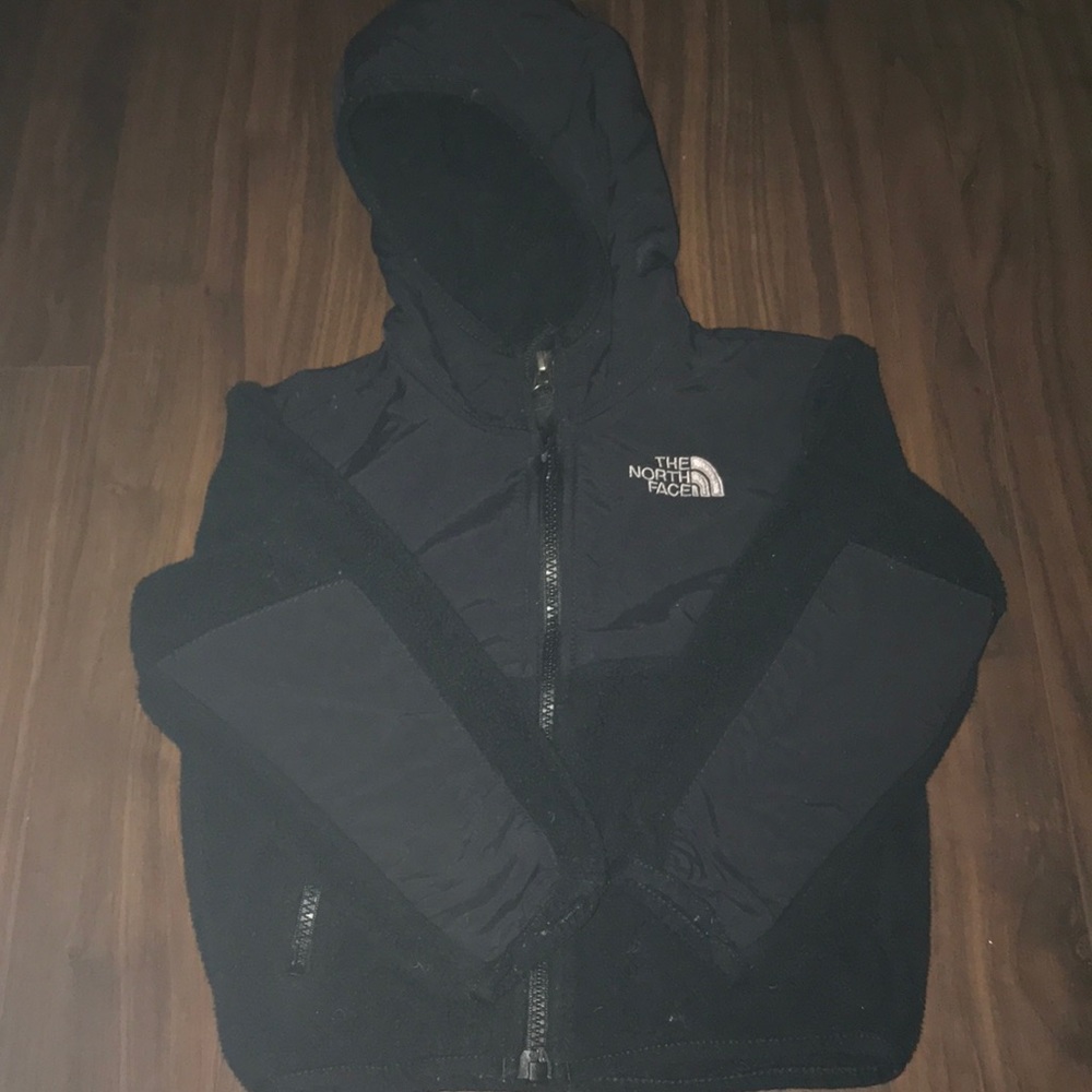 Size 2T NorthFace hooded fleece Denali coat